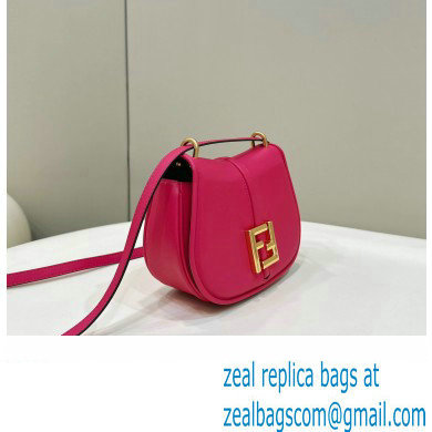 Fendi C Com Small bag in leather Fuchsia 2023 - Click Image to Close
